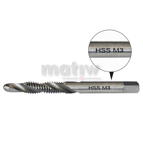 Wiertłogwintownik HSS FESTA – wiertło gwintujące 2w1 M3.jpg