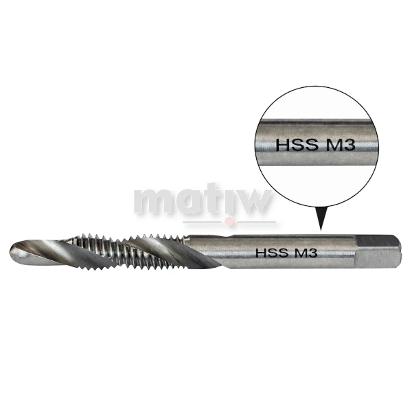 Wiertłogwintownik HSS FESTA – wiertło gwintujące 2w1 M3.jpg