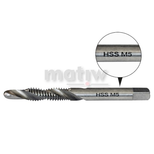 Wiertłogwintownik HSS FESTA – wiertło gwintujące 2w1 M5.jpg