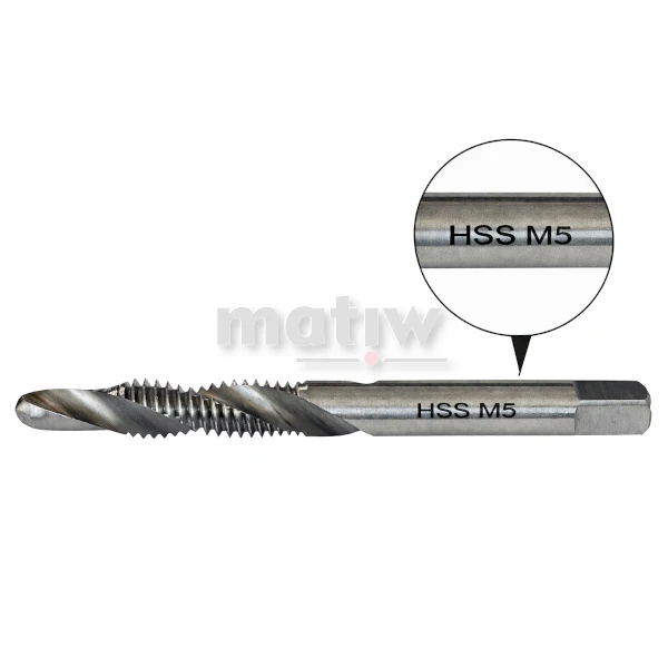 Wiertłogwintownik HSS FESTA – wiertło gwintujące 2w1 M5.jpg
