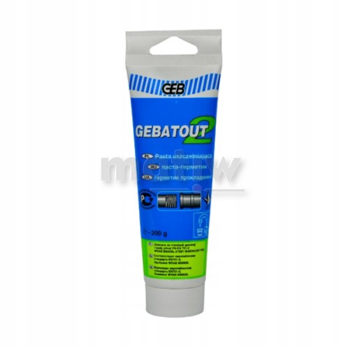 Pasta uszczelniająca GEBATOUT woda C.O. Gaz 125ml