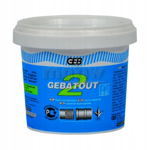 Pasta uszczelniająca GEBATOUT woda C.O. Gaz 200g