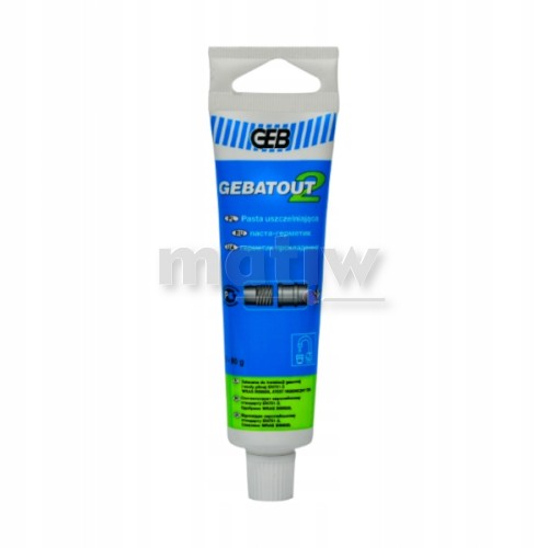 Pasta uszczelniająca GEBATOUT woda C.O. Gaz 50ml