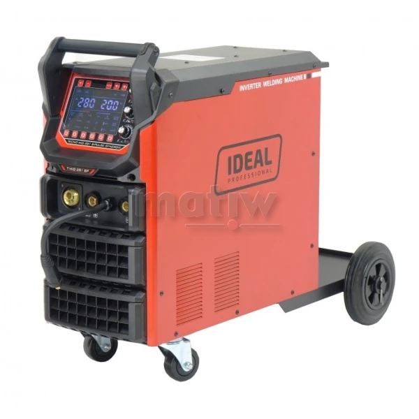 Spawarka migomat Ideal MIG TECNO MIG 281 S-Pulse Synergia wózek