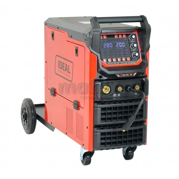Spawarka migomat Ideal MIG TECNO MIG 281 S-Pulse Synergia wózek