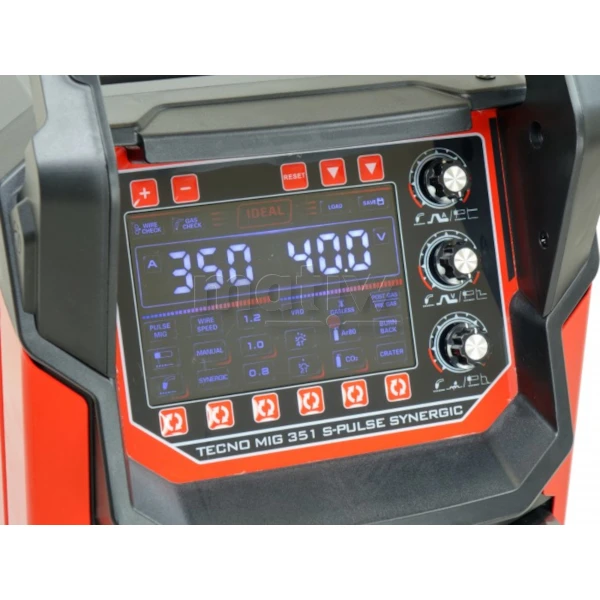 Spawarka Migomat Ideal MIG TECNO MIG 351 S-PULSE SYNERGIC Synergia wózek