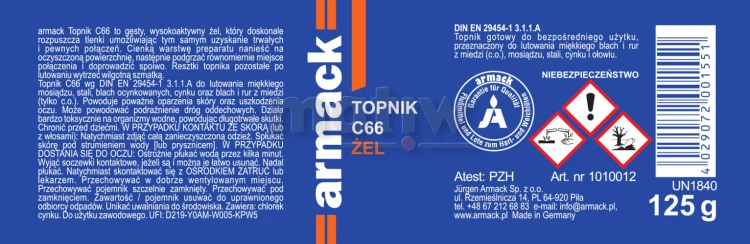 Topnik Armack C66 żel do lutowania miękkiego 125g.jpg