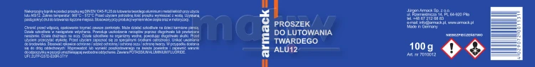 Topnik Armack ALU12 proszek do lutowania aluminium 100g.jpg