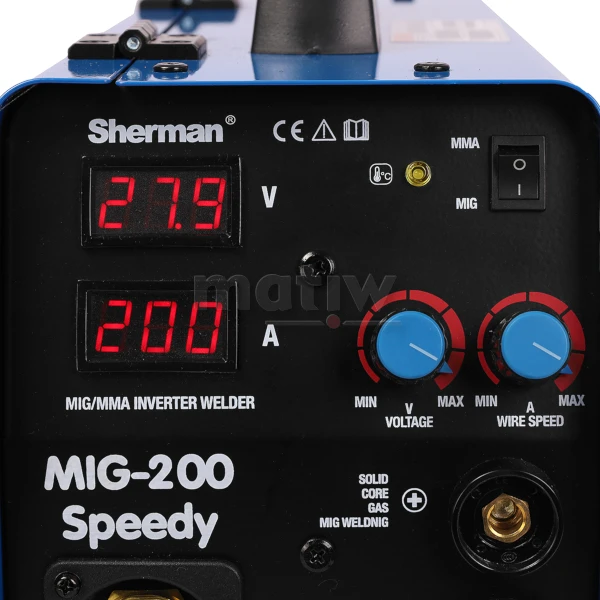Spawarka MIGOMAT Sherman MIG 200 SPEEDY MMA,jpg