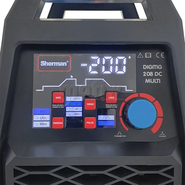 Spawarka Sherman TIG DIGITIG 208 DC MULTI .jpg