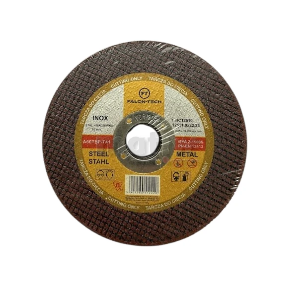 Tarcza do cięcia metalu Falon-Tech Inox A60TBF-T41 125x1,0 mm 25 szt.
