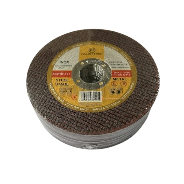 Tarcza do cięcia metalu Falon-Tech Inox A60TBF-T41 125x1,0 mm 25 szt.