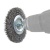 Szczotka druciana tarczowa 63 mm Osborn trzpieniowa stalowa 0,3 mm.jpg