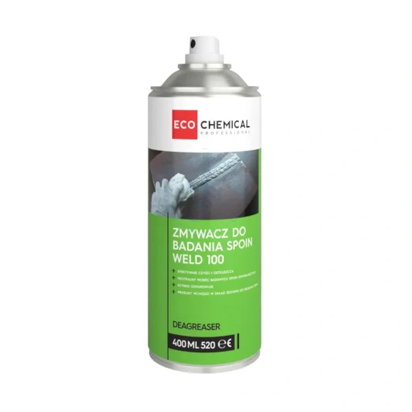 zmywacz weld.jpgZmywacz do badania spoin WELD 100 spray 400ml