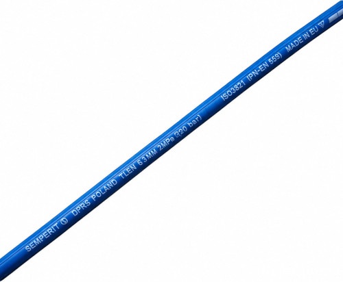 Wąż spawalniczy do tlenu Semperit GOX 6,3 × 3,0 mm 1m