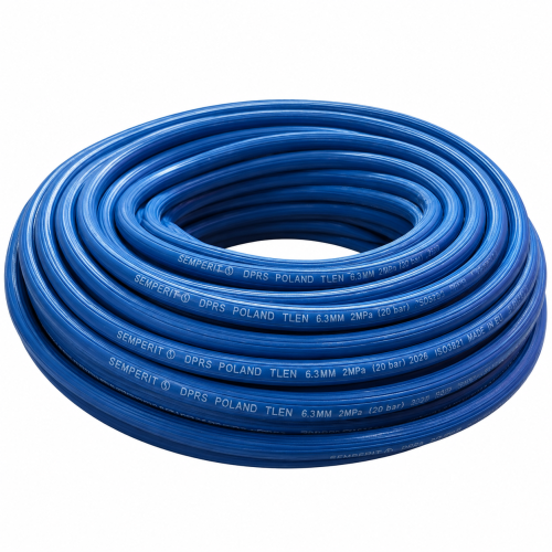 Wąż spawalniczy do tlenu Semperit GOX 6,3 × 3,0 mm 1m
