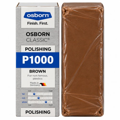Pasta polerska Osborn P1000 brązowa do aluminium mosiądzu cynku 1 kg.jpg