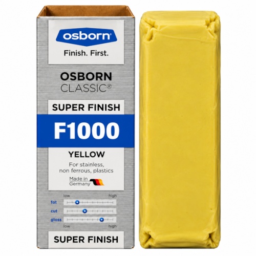 Pasta polerska Osborn F1000 żółta wysoki połysk INOX aluminium plastik.jpg