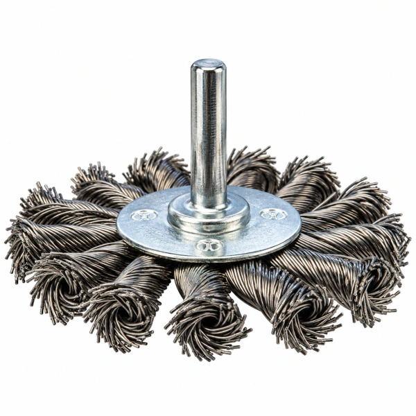 Szczotka tarczowa Osborn 75 mm trzpień 6 mm INOX drut splatany 0,50 mm.jpg