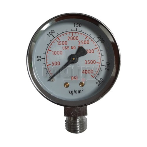 MANOMETR 52mm CO2/Ar REDUKTORA Z ROTAM. I PODGRZE