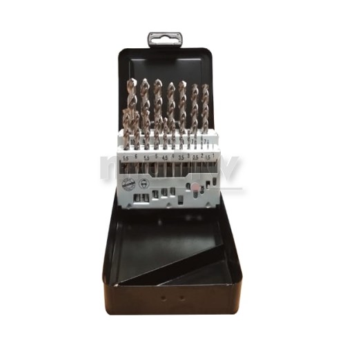 KOMPLET WIERTEŁ NWKa DIN 338 FESTA KOBALTOWE 1-10