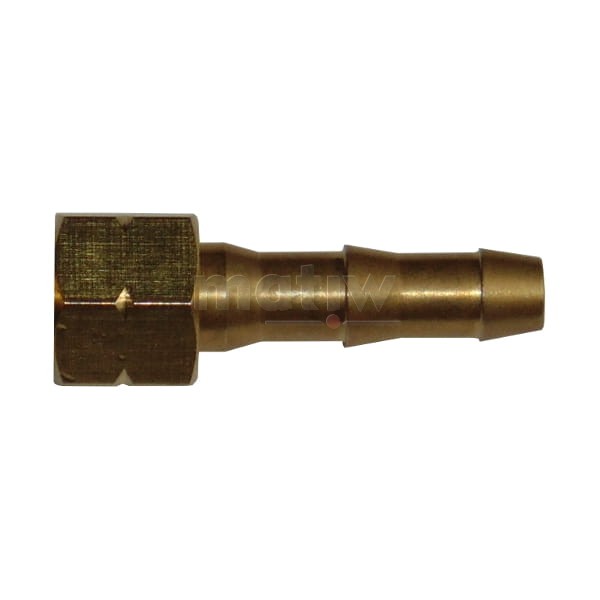 "KRÓCIEC Z NAKRĘTKĄ 3/8"" NA WĄŻ ACETYLEN 9 mm"