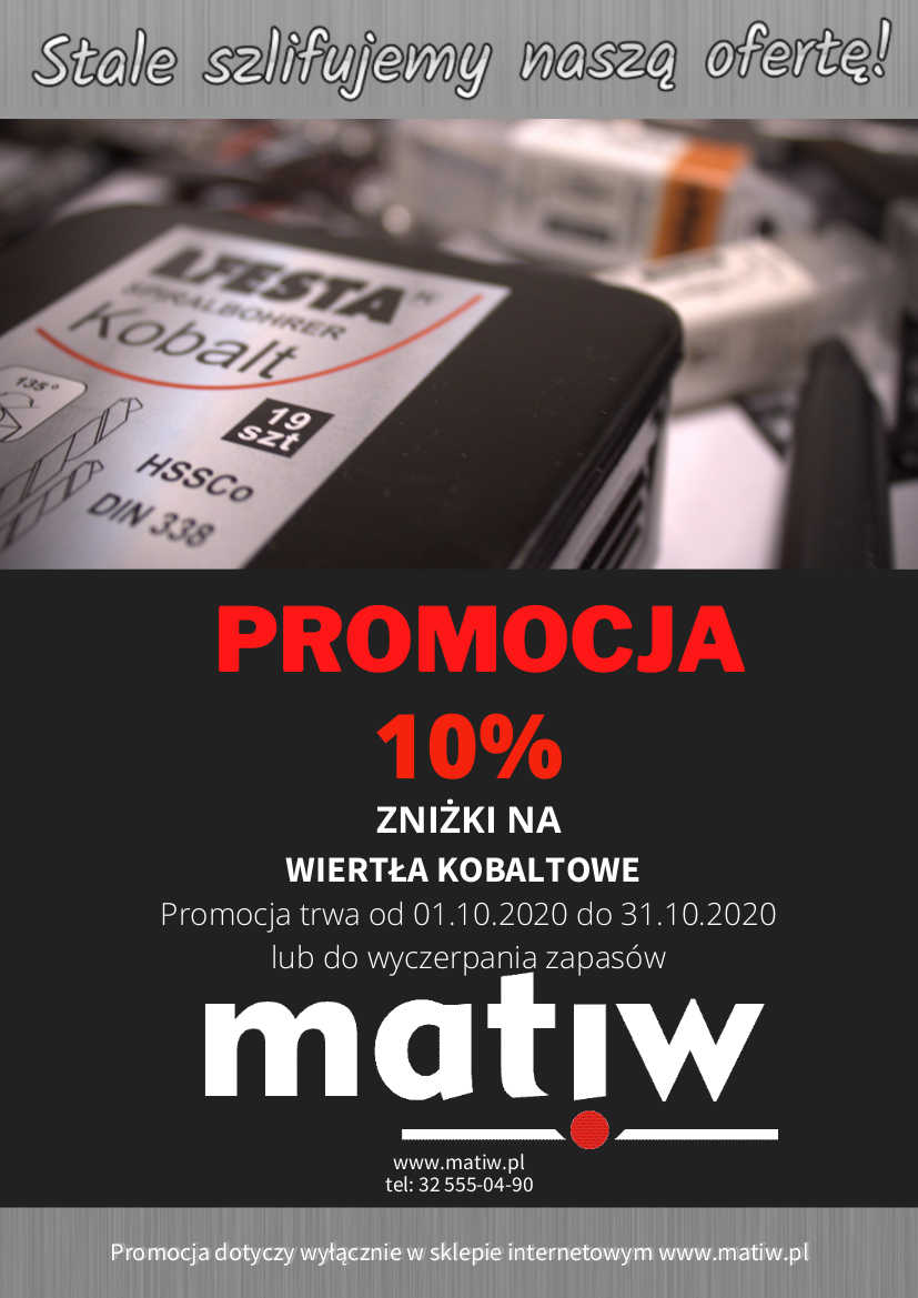 Wiertła kobaltowe FESTA